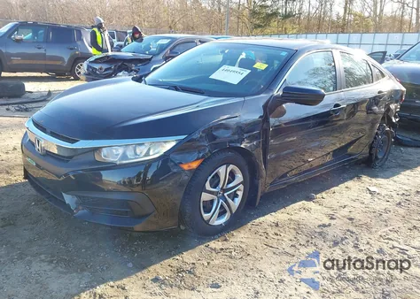 2016 Honda Civic Lx from USA, damaged, VIN 19XFC2F58GE048945